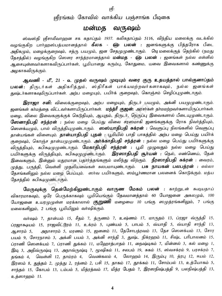Panchangam